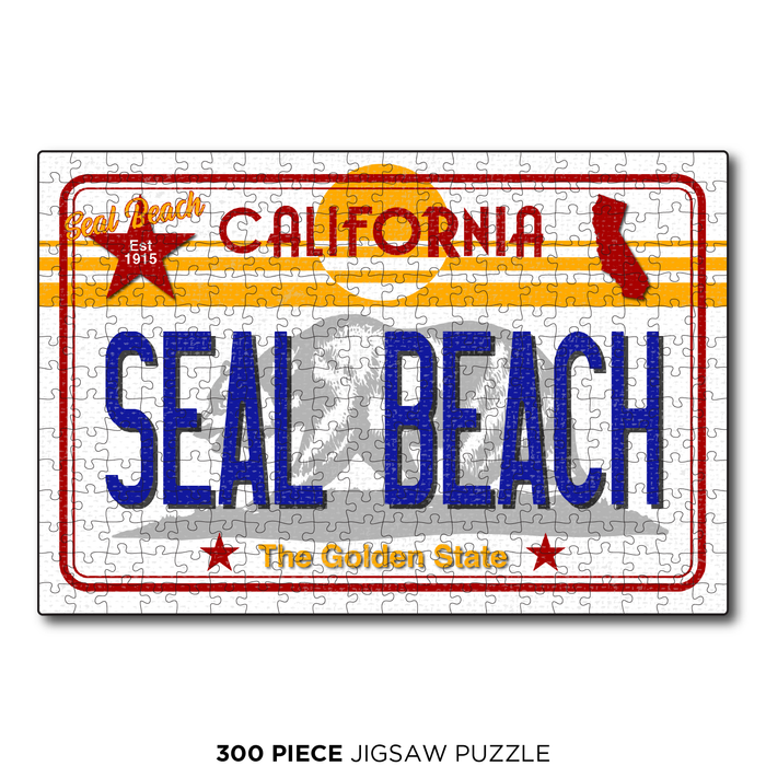 CA License Plate Seal Beach