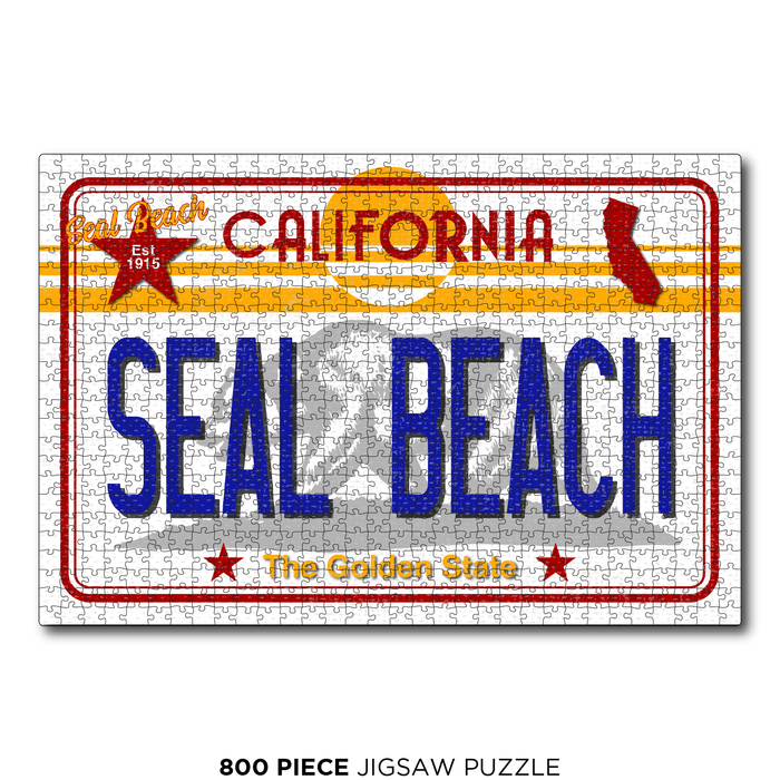 CA License Plate Seal Beach
