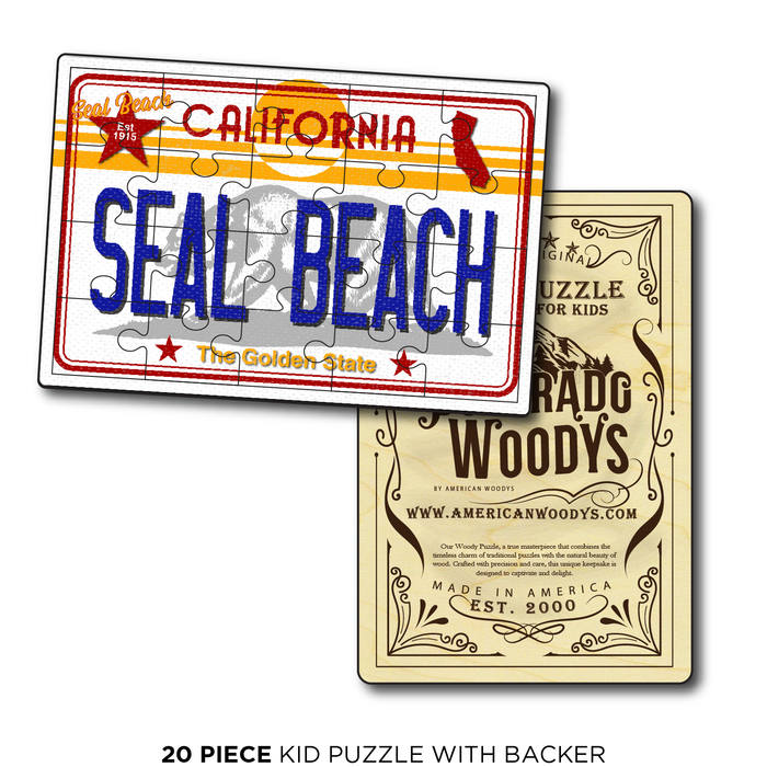 CA License Plate Seal Beach
