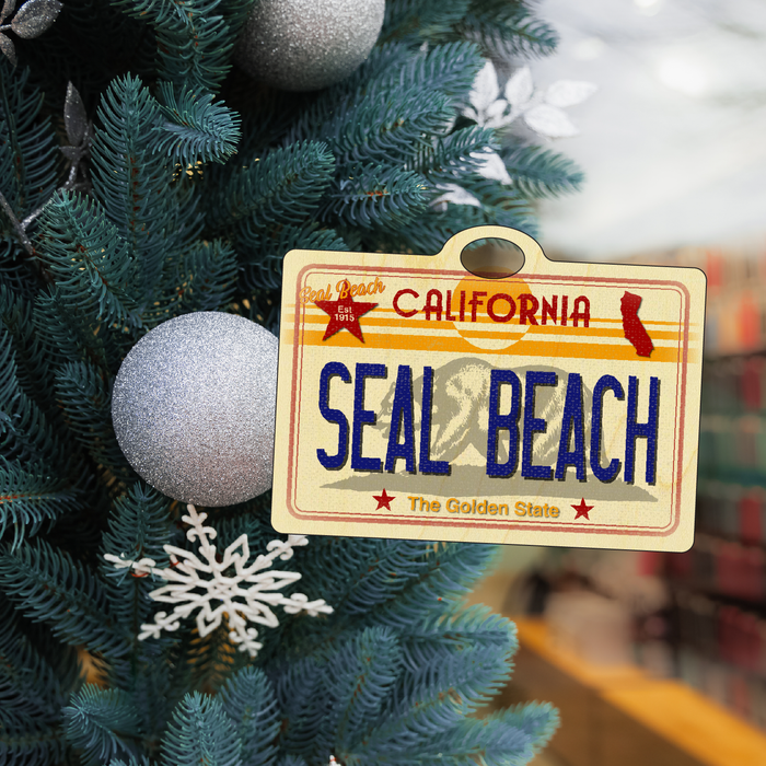 CA License Plate Seal Beach