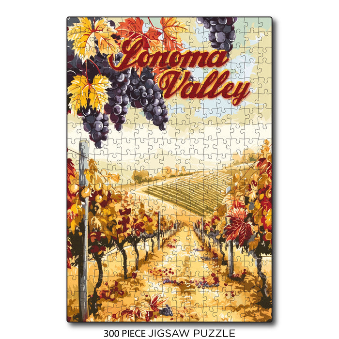 Orange Vines Sonoma Valley