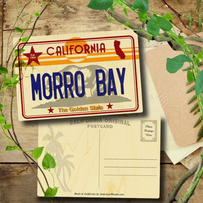 Morro Bay CA License Plate