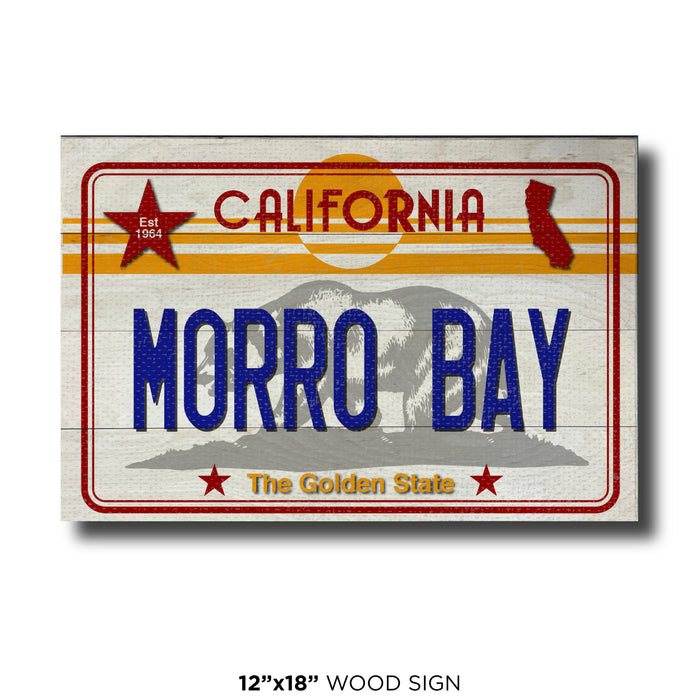 Morro Bay CA License Plate
