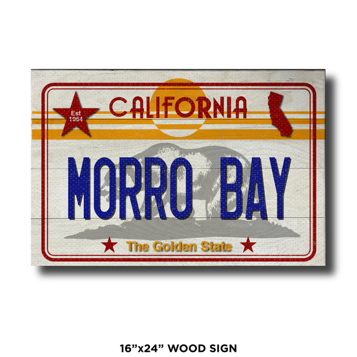Morro Bay CA License Plate