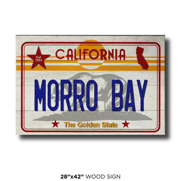 Morro Bay CA License Plate