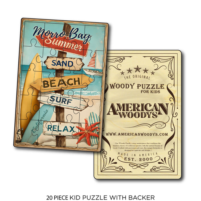 Morro Bay Beach Signs