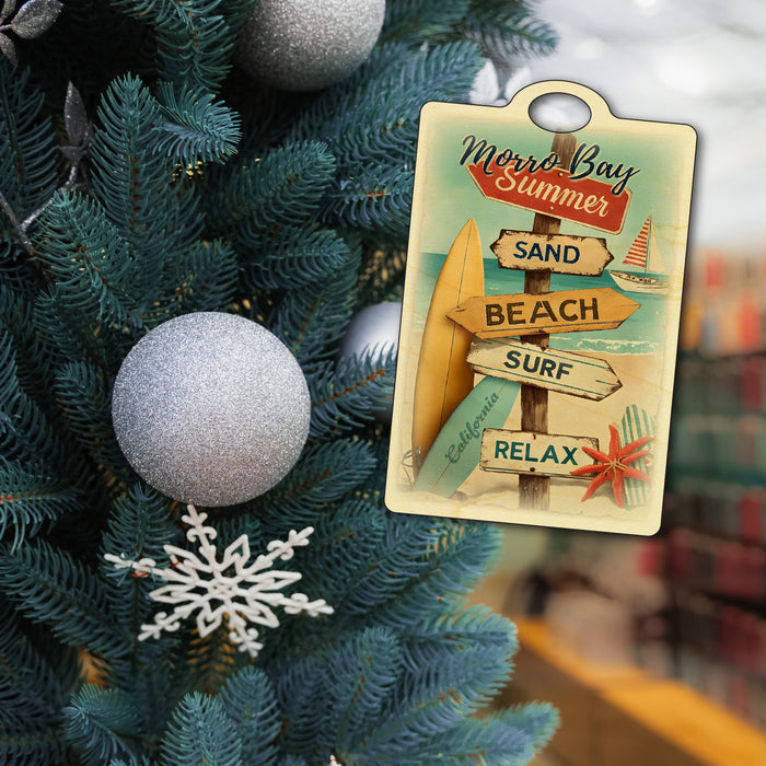 Morro Bay Beach Signs