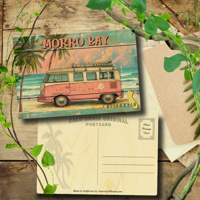 Morro Bay Pink Van