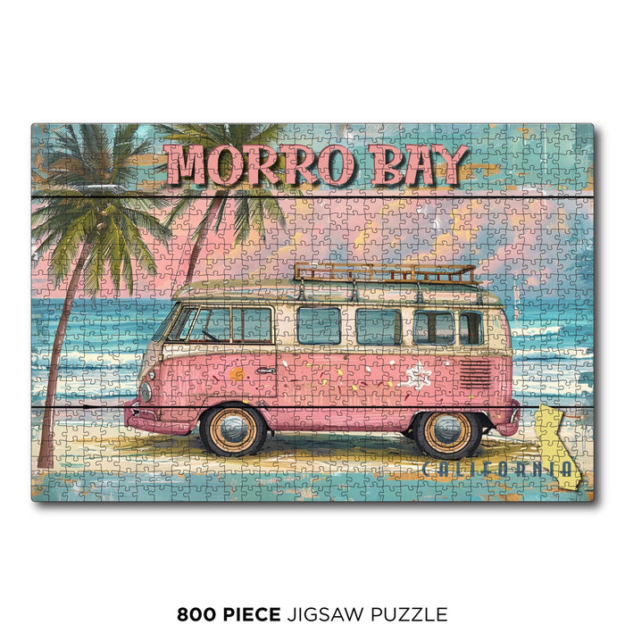 Morro Bay Pink Van