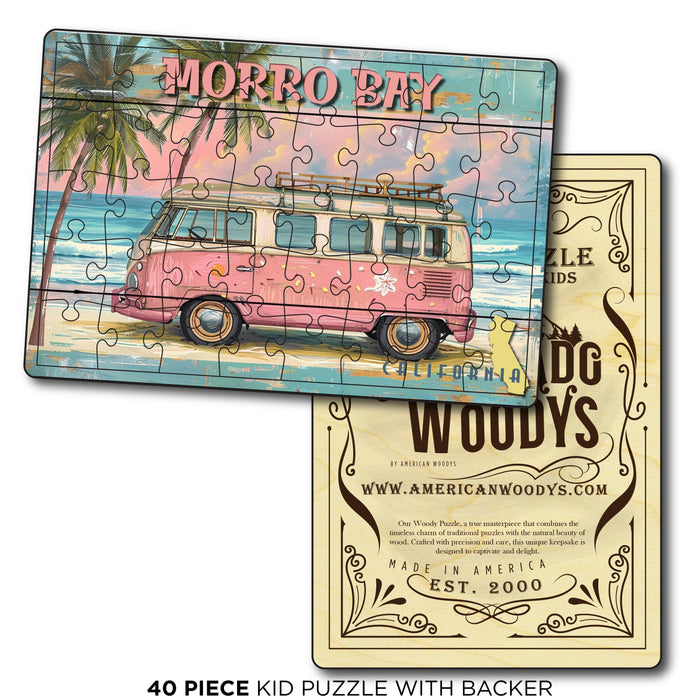 Morro Bay Pink Van