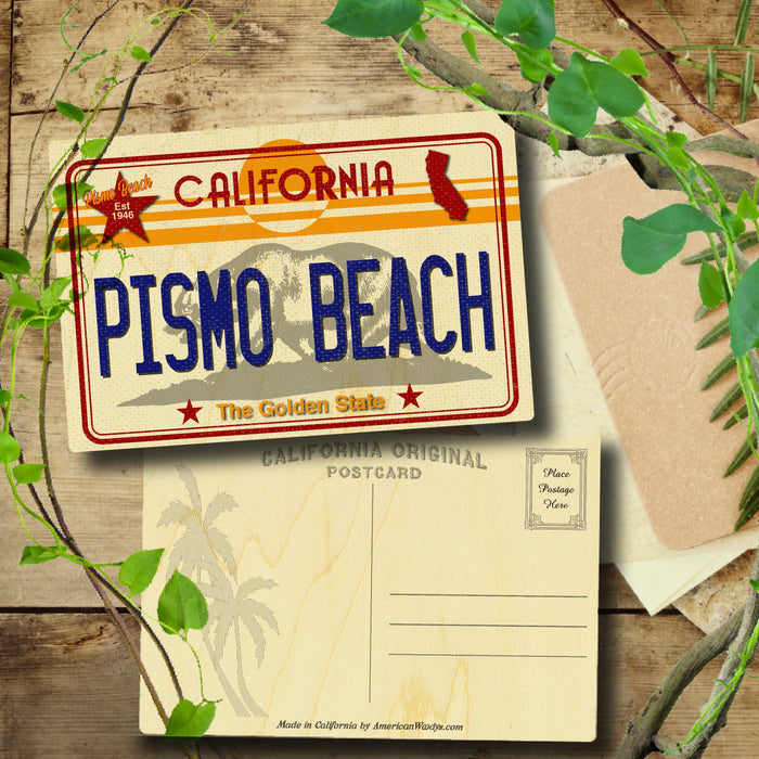 Pismo Beach CA License Plate