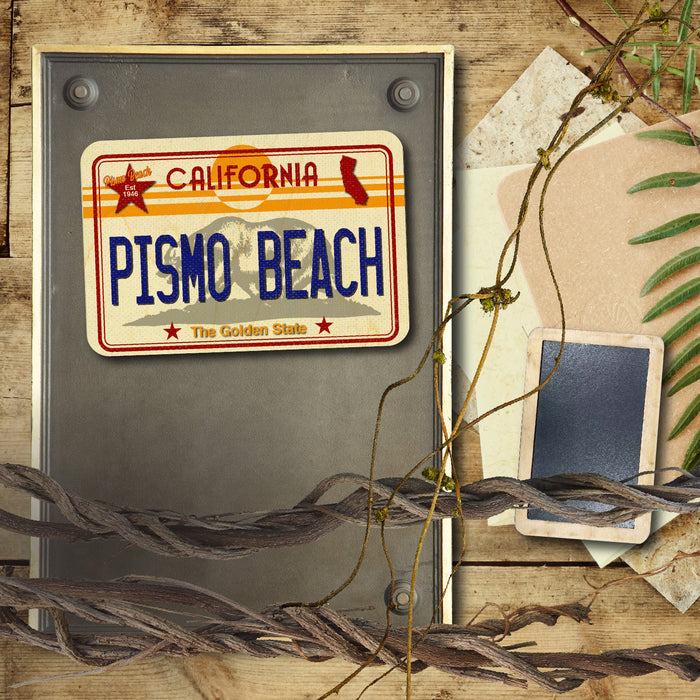 Pismo Beach CA License Plate