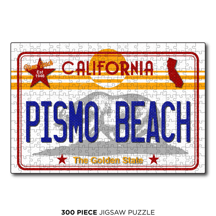 Pismo Beach CA License Plate