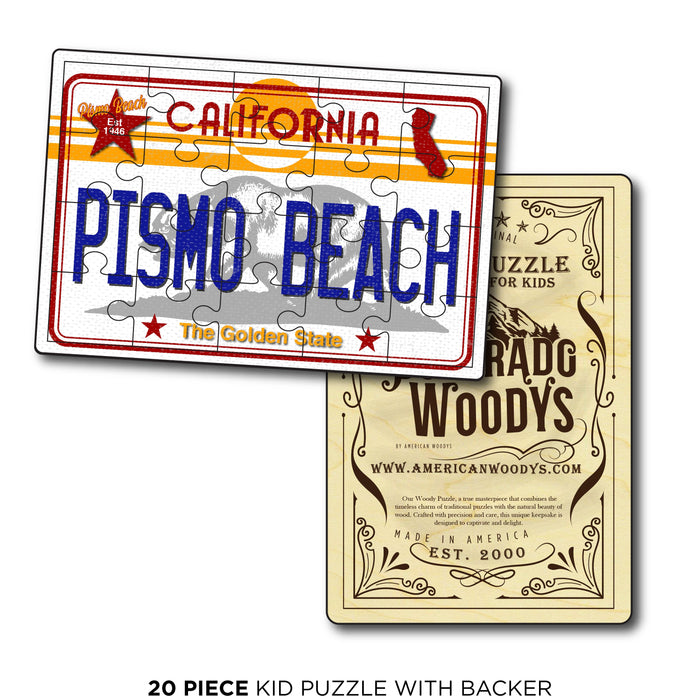 Pismo Beach CA License Plate