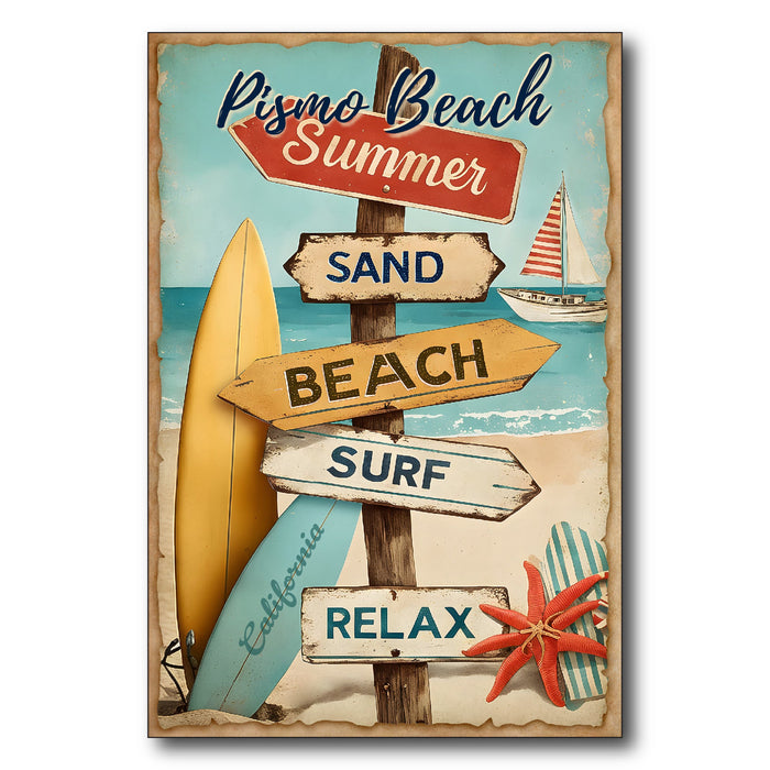 Pismo Beach Beach Signs