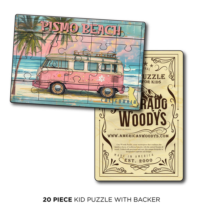 Pismo Beach Pink Van