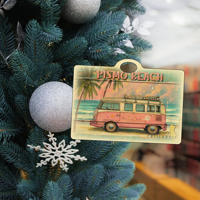 Pismo Beach Pink Van