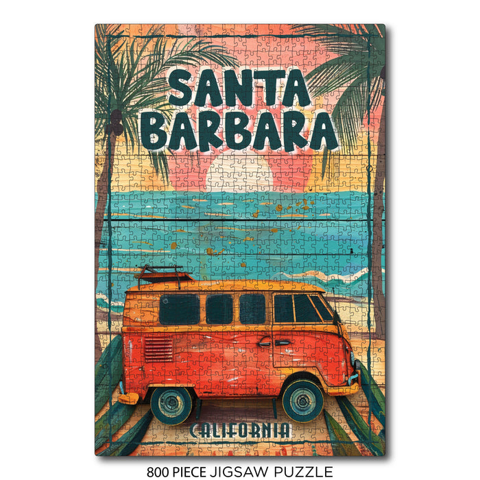 Santa Barbara Beach Van