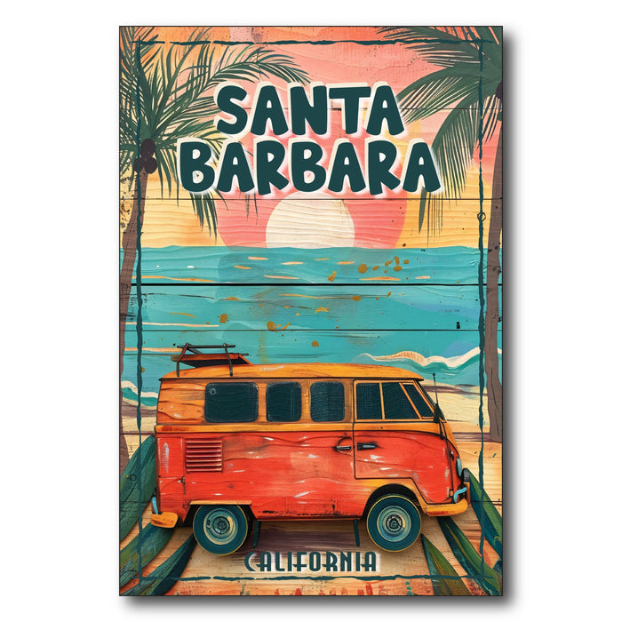 Santa Barbara Beach Van