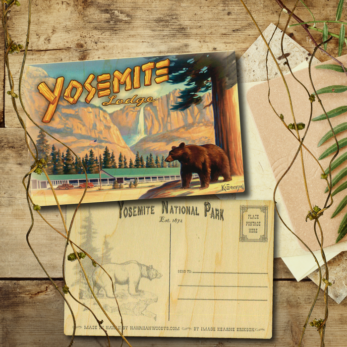 Yosemite Lodge Postcard