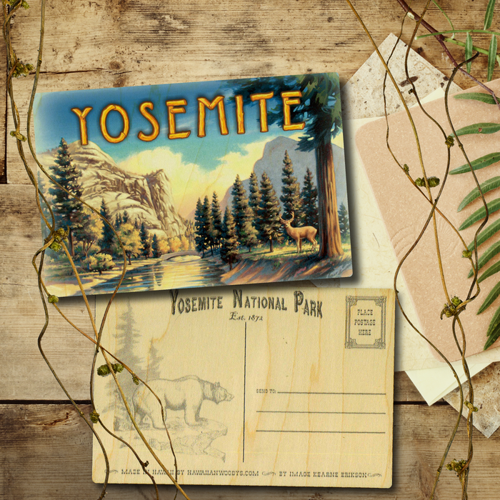 Yosemite Valley Postcard