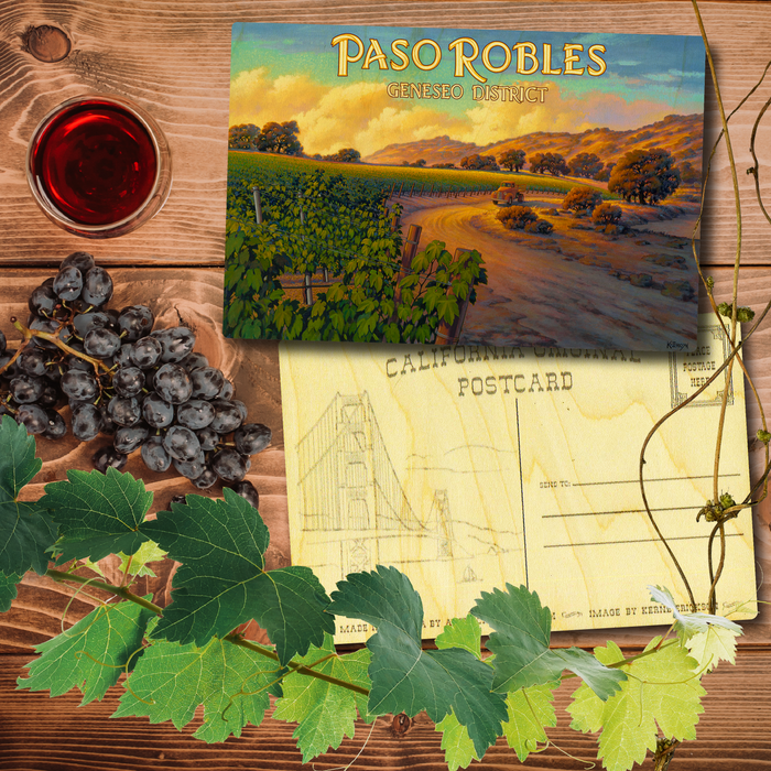 Paso Robles Geneseo District Postcard