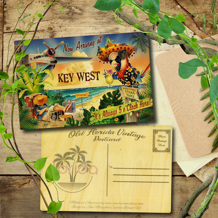 Key West 5 O'Clock Postcard