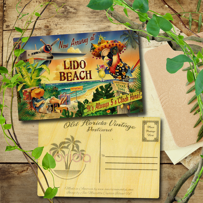 Lido Key 5 O'Clock Postcard