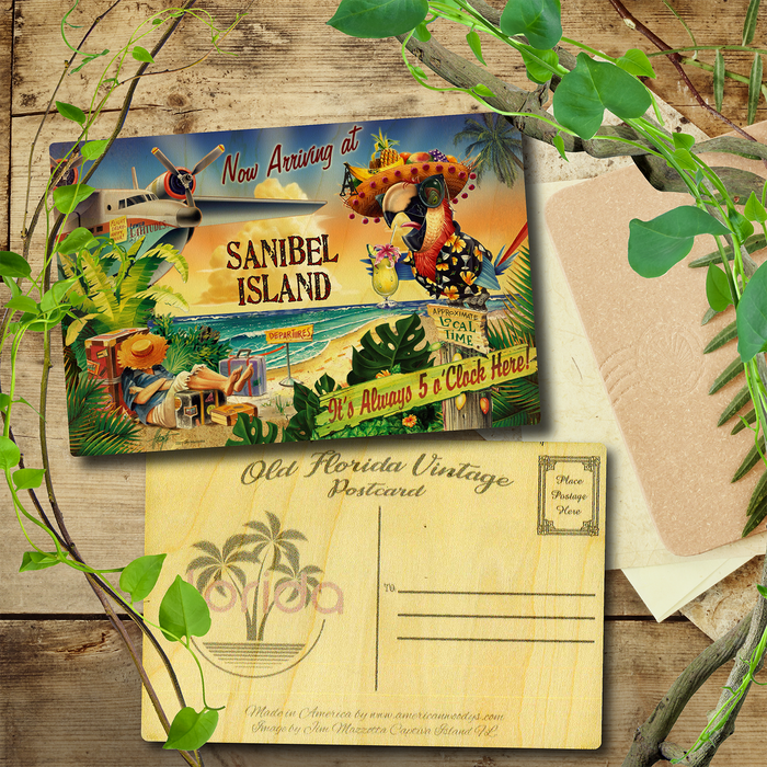 Sanibel Island 5 O'Clock Postcard