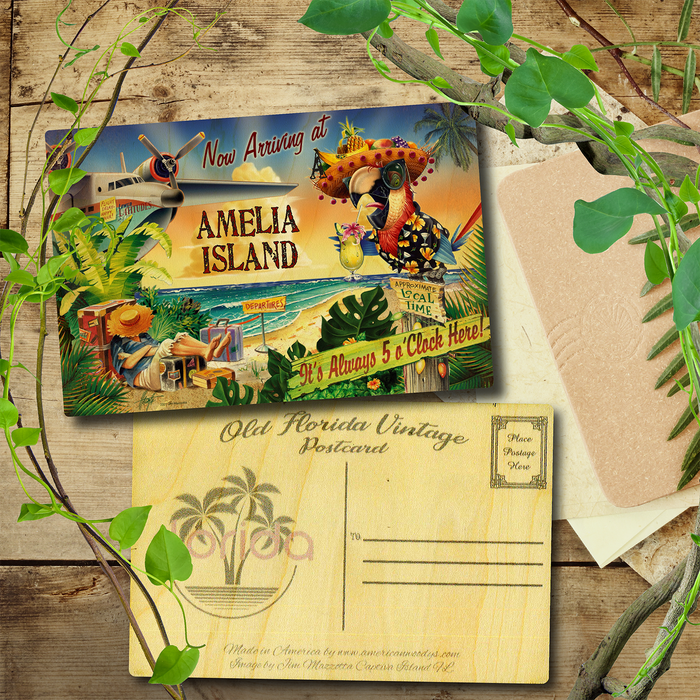 Amelia Island 5 O'Clock Postcard