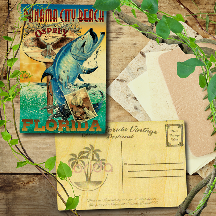 Panama City Beach Tarpon Postcard