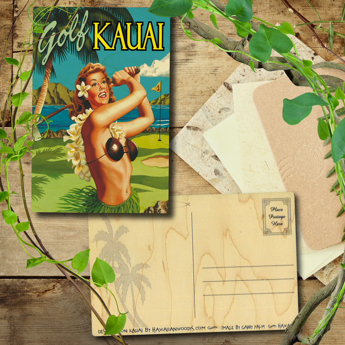 Golf Kauai Postcard