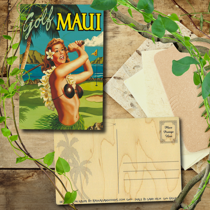 Golf Maui Postcard