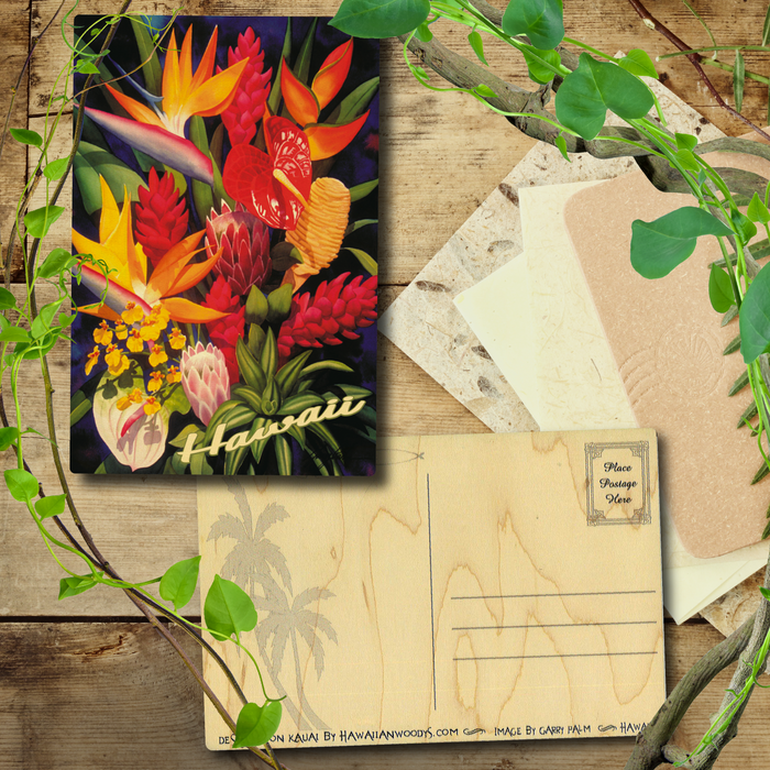 Tropical Arrangement Hawaii Postcard