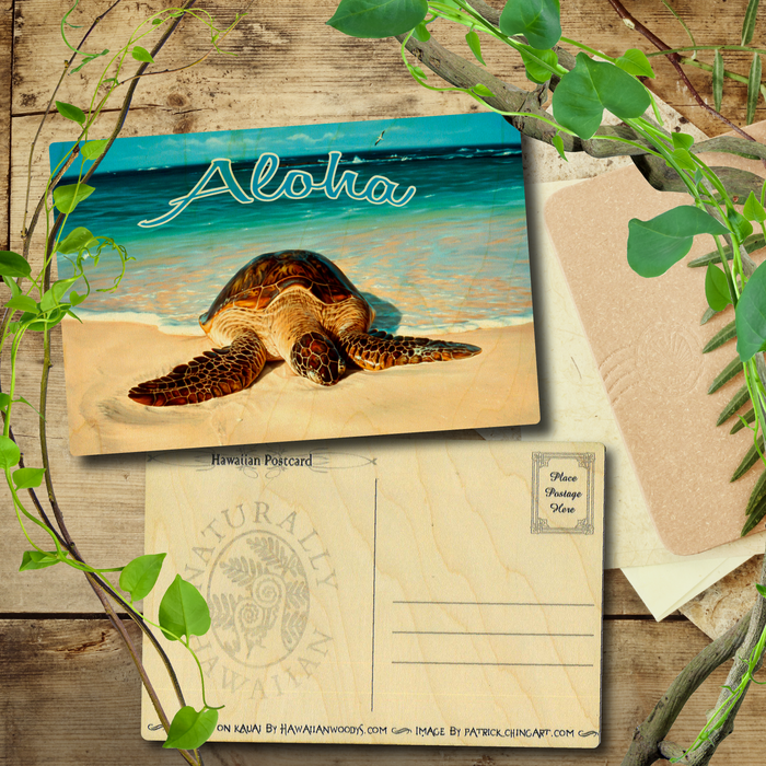 Green Peace Aloha Postcard