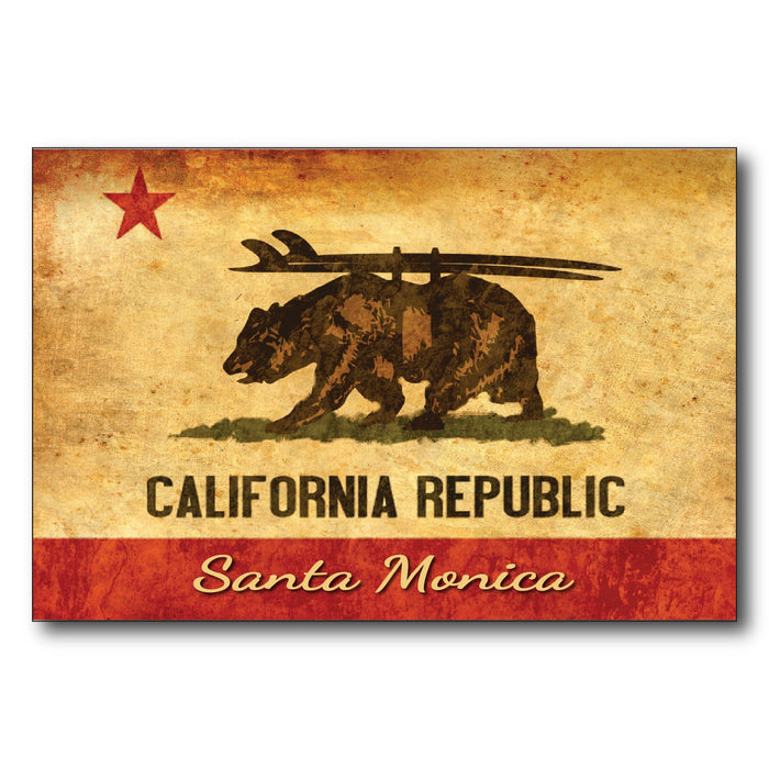 CA Republic Surf Bear Santa Monica