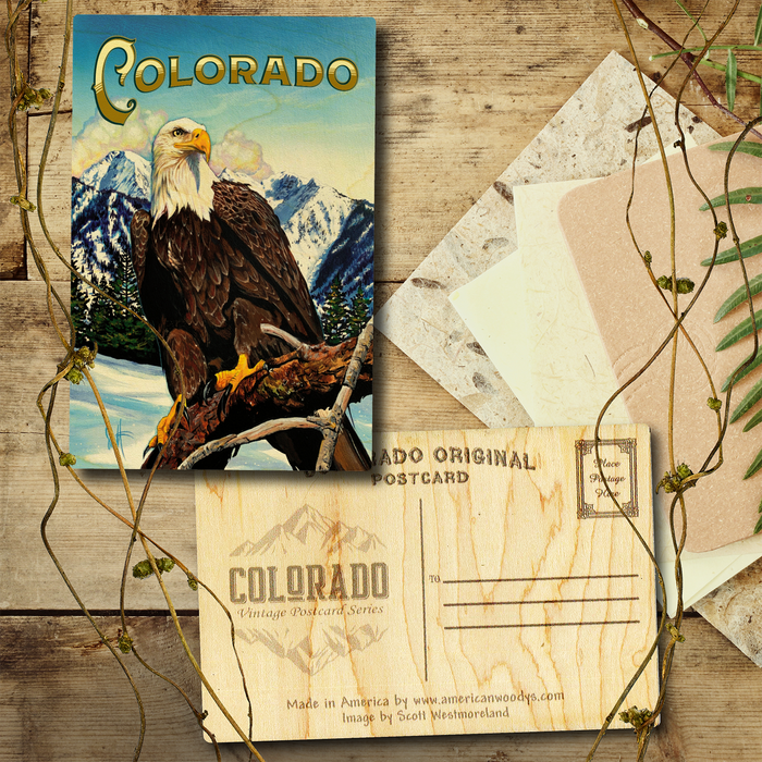 Colorado West Eagle Postcard