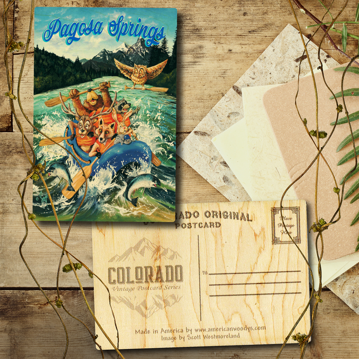 Pagosa Springs Rascals Rafting Postcard