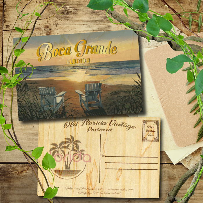 Boca Grande Days End Postcard