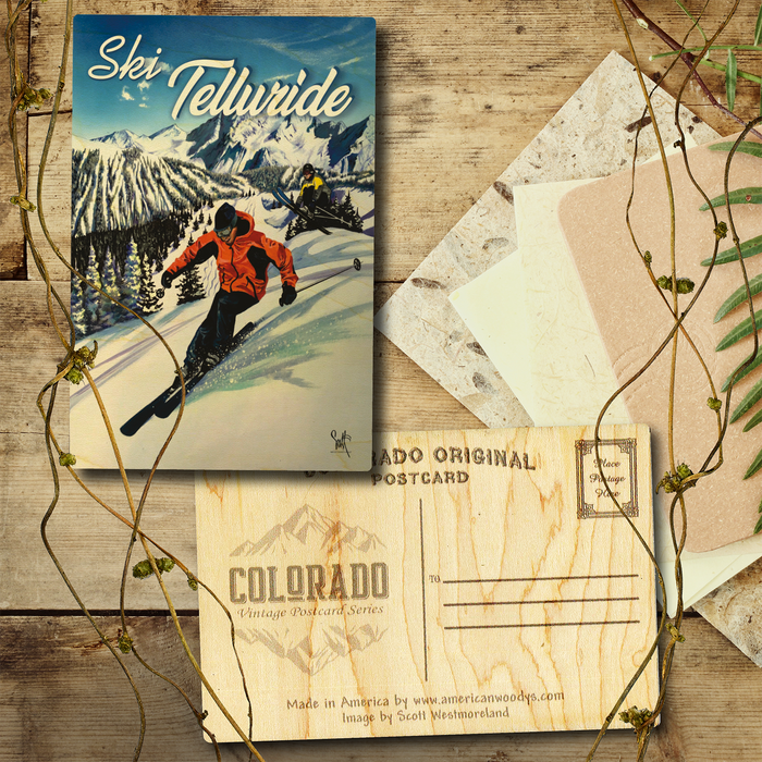 Telluride Double Downhill Postcard