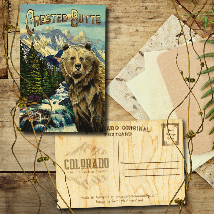 Crested Butte West Bear Postcard