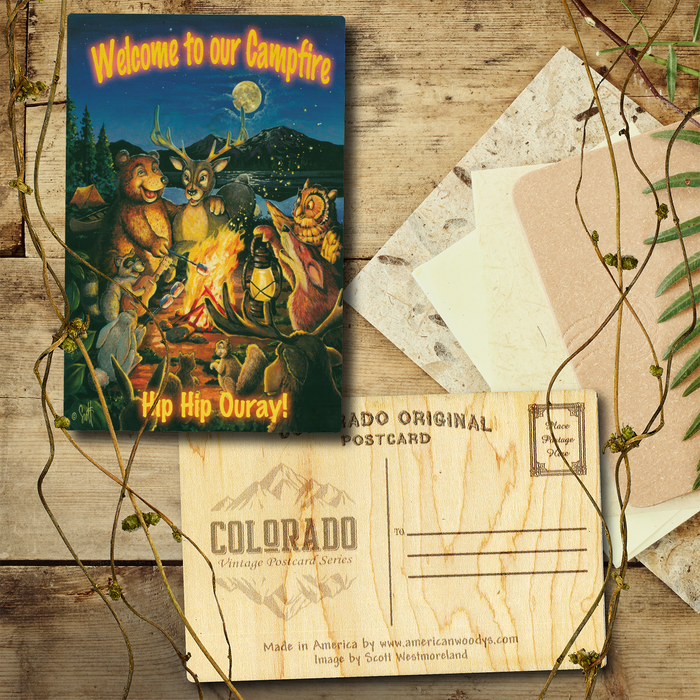 Ouray Campfire Rascals Postcard