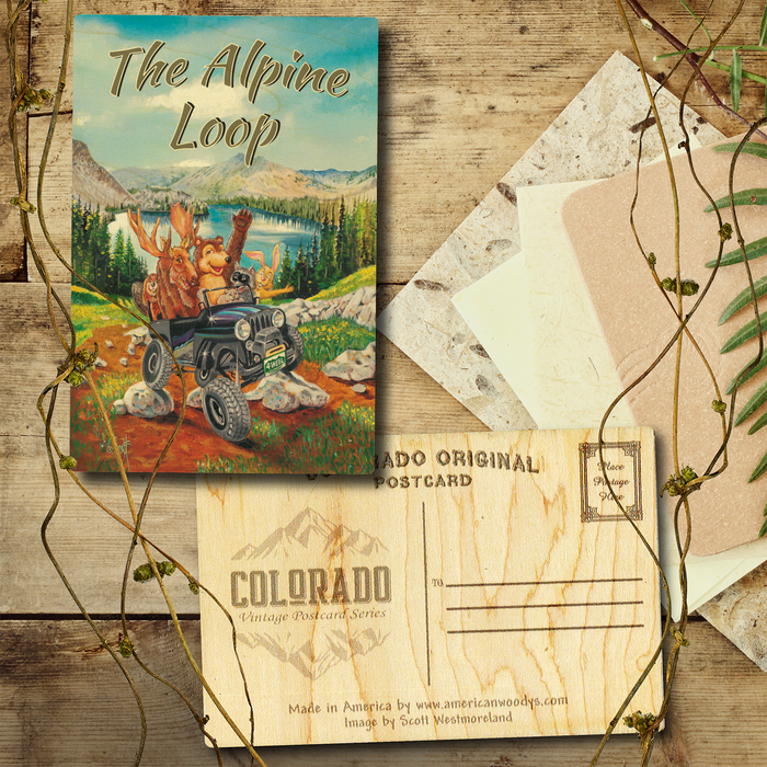 Rascals Alpine Loop Postcard