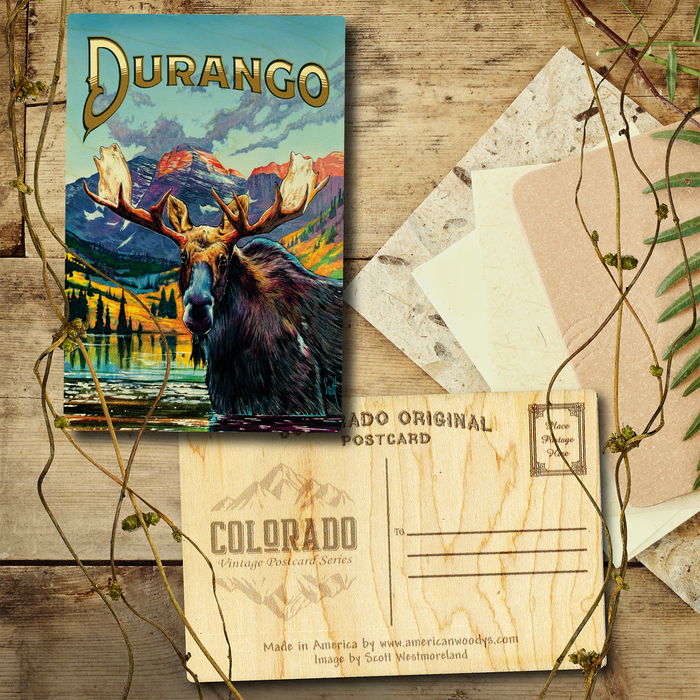 Durango West Moose Postcard