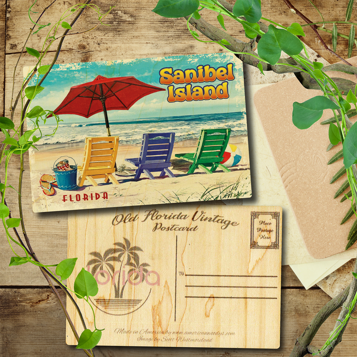 Sanibel Island Beachy Keen Postcard