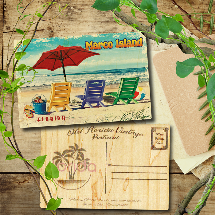 Marco Island Beachy Keen Postcard