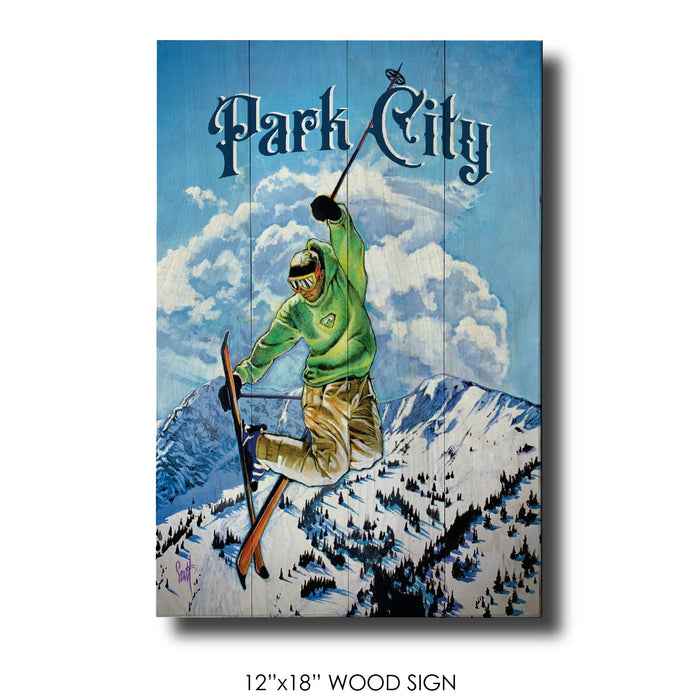 Park City Flying Skier