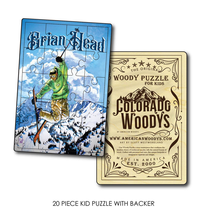Brian Head Flying Skier