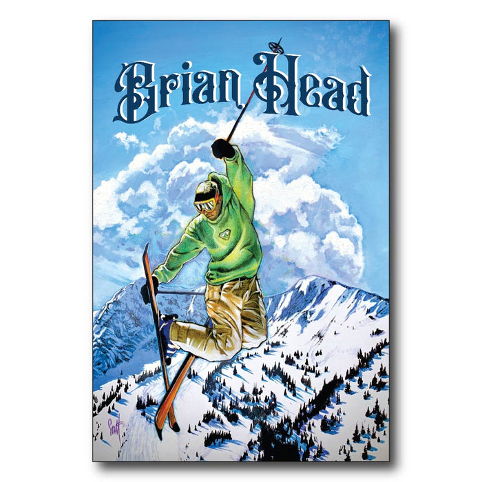 Brian Head Flying Skier