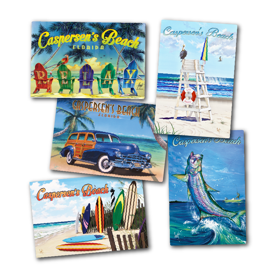 Caspersen's Beach Postcards